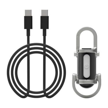 Imagem de Deevoka Lanterna LED de bolso com super brilho, luz LED para atividades ao ar livre, verificação de circuito, Preto E Prata