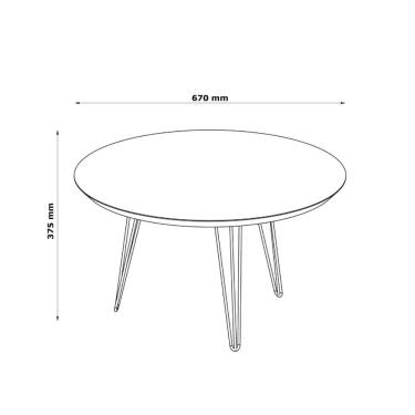Imagem de Mesa De Centro Evolution Off-white Patrimar