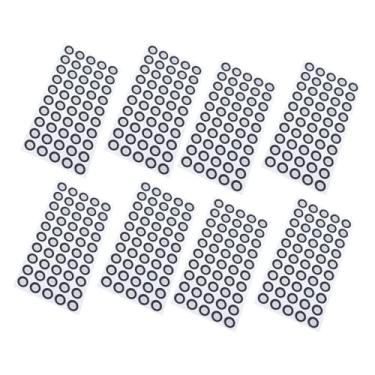 Imagem de 500 peças de marcadores de digitalização 3D para scanner 3D, pontos de rastreamento precisos, marcadores de ponto de referência, 6 mm ID 10 mm OD marcadores de reflexão difusa, pontos de rastreamento