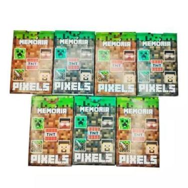 Imagem de Kit 20 Jogo Da Memoria Mine Infantil Para Kit Festa Lembrancinha Anive