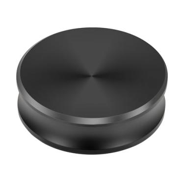 Imagem de Aivwis Estabilizador de peso de disco de vinil | Estabilizador de toca-discos para leitores de LP, design de baixo perfil cabe sob capa contra poeira, antivibração e aprimoramento de som Hi-Fi para