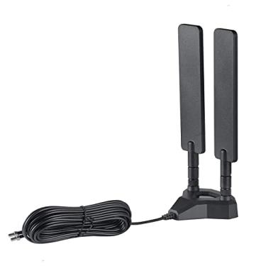 Imagem de eifagur Antena Dupla Ts9 Com Base Magnética De 9Dbi Para Netgear Nighthawk M1 Mr1100 Lb1120 Lm1200 Verizon Jetpack 8800L, Roteador Hotspot Móvel Mifi At&T T-Mobile 4G Lte,