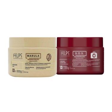 Imagem de Felps Professional Cronograma Nutriforce (S.O.S + Marula 2x300g)