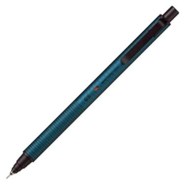 Imagem de KURUTOGA Lapiseira Mitsubishi Pencil de metal 0,5 mm azul silencioso M5KH1P.10 com caneta esferográfica Stylus original