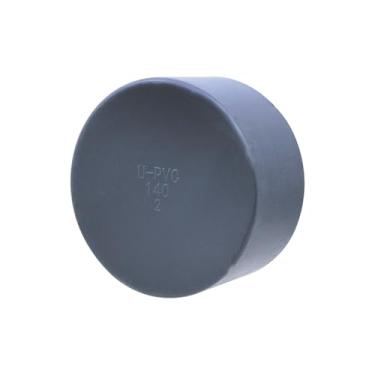 Imagem de Pastlla Encaixe de tampa de extremidade de tubo de PVC de 12,7 cm, plugues de orifício de tubo redondo, acessórios de soquete de plugue de tubo de PVC para construir móveis de jardim, estufa, produtos