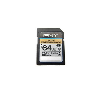 Imagem de PNY Elite Performance 64 GB SDXC de alta velocidade Classe 10 UHS-I, U3 cartão flash de até 95 MB/s - P-SDX64U1H-GE