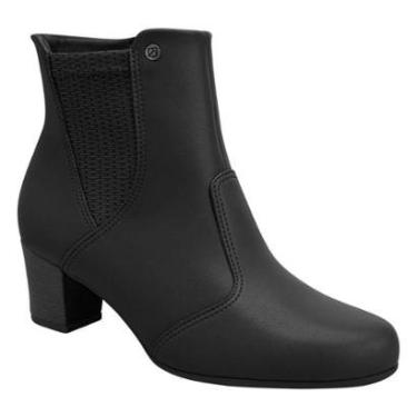Imagem de Bota Feminina Cano Curto Preto Piccadilly 110179-09-Feminino