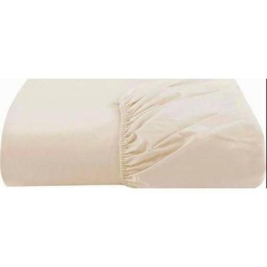 Imagem de Lençol Avulso Casal Super King Palha 100% Algodão Percal 150 Fios - Bo