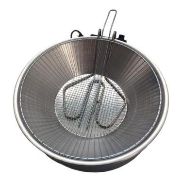 Imagem de Fritadeira Elétrica Tacho 10 Litros Alumínio Profissional - EASA, 110V