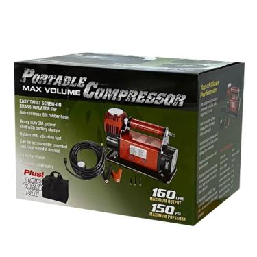 Imagem de Compressor De Ar Automotivo Tronos Tr127 Pistao 60mm 160l 150psi 12v