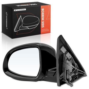 Imagem de A-Premium Espelho retrovisor elétrico do lado do motorista - compatível com BMW G05 Series X5 2019-2025 - Espelho retrovisor externo dobrável elétrico aquecido preto com seta