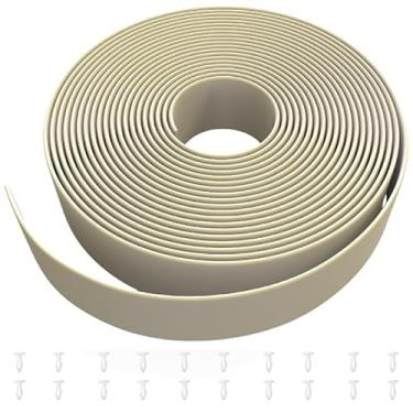 Imagem de Tiras de vinil de 3,8 cm x 3,5 m para cadeiras de pátio, kit de reparo de móveis ao ar livre, tiras de substituição, cintas de vinil para cadeiras de pátio, reparo de móveis de gramado, acabamento