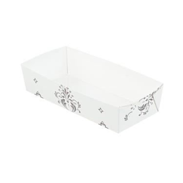 Imagem de Restaurantware Assadeiras de papel floral vintage bege 100 unidades, 396 g, à prova de gordura, prontas para forno, com design floral para restaurantes, padarias, cafés e uso doméstico.