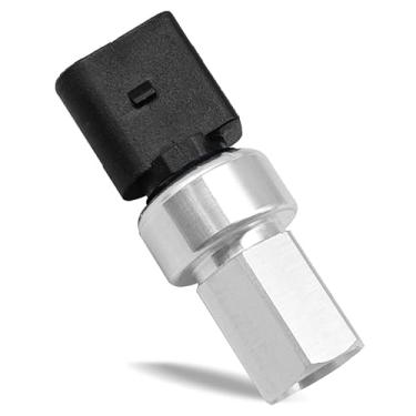 Imagem de SYudwen Interruptor do sensor de pressão do ar condicionado A/C compatível com o condicionador VW 2000-2012, Q7 2007-2015, R8 2010-2011, S3 2003-2015 etc., substitui OEM # 1K0959126A, 1J0959126