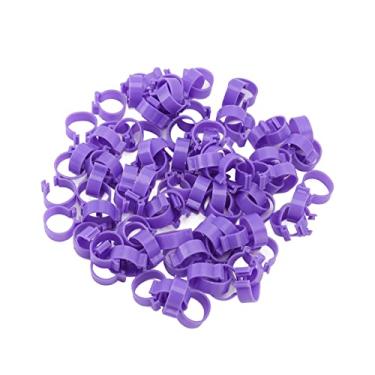 Imagem de AYNEFY Anel de pé de Aves, Feito para Durar, Design Reutilizável, Com Recurso de Marcador Gravável, Identificar e Classificar Facilmente Raças de Pássaros, como Galinhas, Patos e Gansos, Adequados