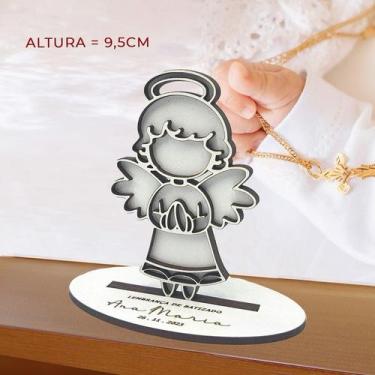 Imagem de Mini Anjinho Lembrancinha de Batizado e Primeira Comunhão 10 unidades 