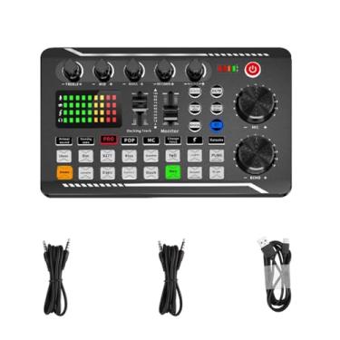 Imagem de Corpo da placa de som 5V 1A F998, 16 efeitos sonoros e 7 modos de gravação, controle de luz inteligente, acompanhamento sem fio BT para laptop