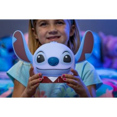 Imagem de Disney Luz de apertar Lilo and Stitch, luz noturna para crianças, lâmpada USB, operada por bateria, regulável, ideal para quarto, sala de jogos, sala de estar e muito mais, 83063
