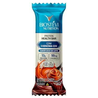 Imagem de Protein Health Bar com Coenzima Q10 (Sabor Doce de Leite) 45g Nutrition - Barrinha de Proteína Premium