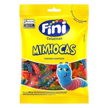 Imagem de Fini Gelatinas Minhocas 80g