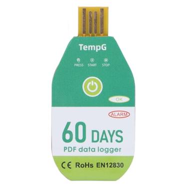 Imagem de YOUTHINK Gravador USB Temperatura Data Logger, Registrador de Dados PDF Temperatura IP67 Descartável Com Medições de Alta Precisão para Transporte de Corrente Fria (60 dias)
