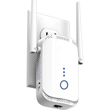 Imagem de Amplificador de sinal WiFi lançado 2022 – para capas domésticas de até 47 metros quadrados e 47 dispositivos, booster WiFi com porta Ethernet, fácil configuração, extensor de alcance de Internet –