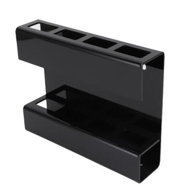 Imagem de lyrlody Organizador de Suporte de Palha de Grande Acrílico, Organização Cristalina à Prova de Ferrugem e Duradoura, Montagem de Dano Zero, para Montagem na Parede, Armazenamento de Porta de Armário