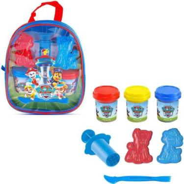 Imagem de Massa para Modelar Criativa Patrulha Canina Bolsa com 3 Potes - SUNNY