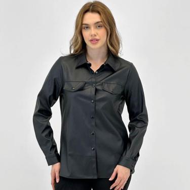 Imagem de Camisa Doce Trama Manga Longa Feminina-Feminino