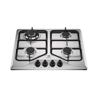 Imagem de Cooktop 4 Bocas A Gás Electrolux Inox Experience KE4XC Bivolt