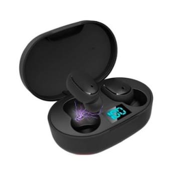 Imagem de Fone de Ouvido Sem Fio E6s Bluetooth 5.2 Tws Com Tela LED Digital