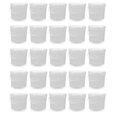 Imagem de Balde Para Ketchup 1.8 Litros Branco 25 Pçs - Nastripack
