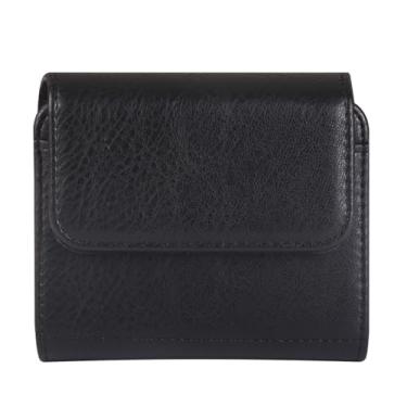 Imagem de Coldre flip para celular Samsung Galaxy Z Flip 6 5 4 3 bolsa para celular com clipe de cinto, capa magnética para Motorola Razr, Razr+ Plus 2023/2024/2025, Razr 50 Ultra, Galaxy Flip5 (preto)