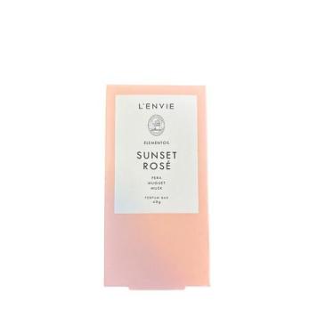 Imagem de Barra de Cera Perfumada Elementos Sunset Rose, Fragrância Floral, 40g 