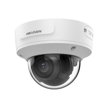 Imagem de Câmera Ip 5mp Dome Varifocal Ia Acusense Ir40m Poe Ip67 Ik10 Ds-2cd3756g2t-izs 2.7-13.5mm Hikvision