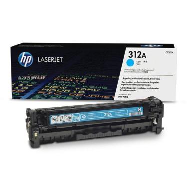 Imagem de Toner Original Hp 312a Cf381a Cf381ab Ciano M476dw M476nw M476 M-476 2.7k