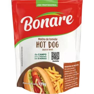 Imagem de Molho De Tomate Bonare Sem Glúten Sachê 1.7 G - Escolha, Hot dog