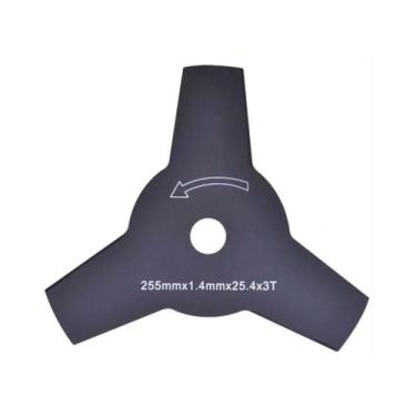 Imagem de Lâmina Faca Navalha Aço 3 Ponta Roçadeira Matsuyama