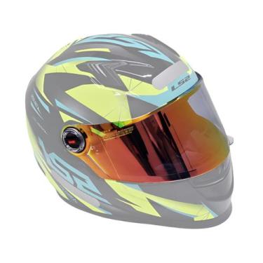 Imagem de Viseira Capacete Ls2 Ff358 Fw3 Gt Revo Vermelha Dia E Noite - Visor 1,