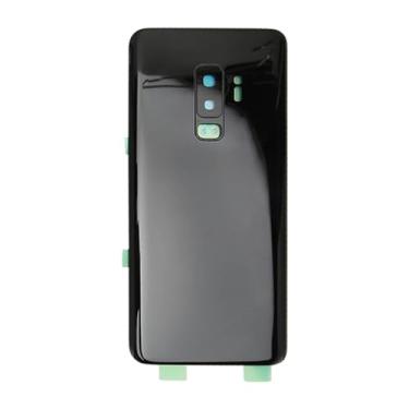 Imagem de Zhjvihx Tampa Traseira da Bateria, Longa Vida útil do Telefone Tampa da Porta de Vidro Porta de Vidro Prático Durável Conjunto Perfeito Ajuste Com Adesivo para o S9+Plus