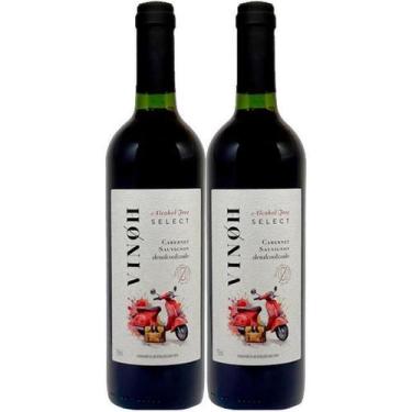 Imagem de Vinho Sem Álcool Tinto Seco Cabernet Vinoh Select - 02 Un