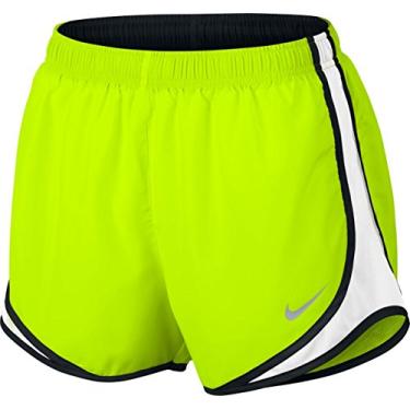 Imagem de Nike Short feminino Dry Tempo Short Volt/Branco/Preto/Cinza lobo
