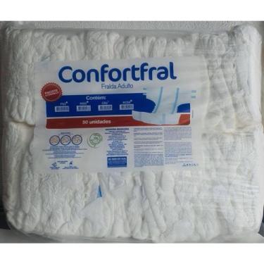 Imagem de Fralda Geriátrica Confortfral segunda linha pacote com 50 unidades, M