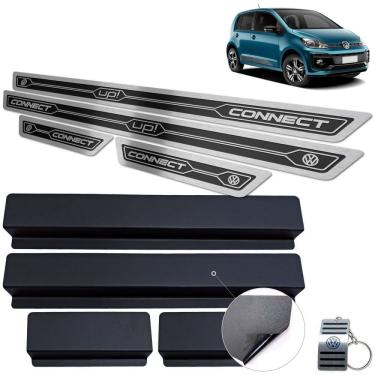 Imagem de Soleira Gravação em Preto Alto Relevo Volkswagen UP Connect