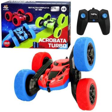 Imagem de Carrinho Radical 4x4 Turbo 360º de Controle Remoto Bateria Recarregáve