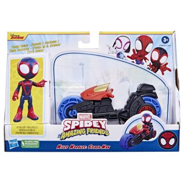 Imagem de Mini Boneco e Moto Miles Morales F7460 - Hasbro