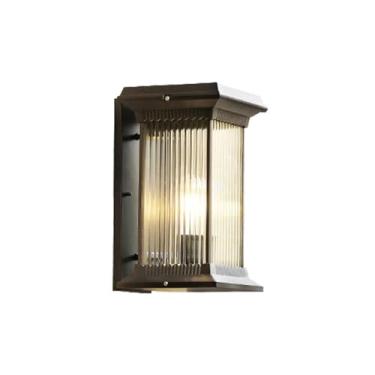 Imagem de Lâmpadas à prova d'água de estilo antigo europeu, varanda, pátio, corredor, luzes de parede, iluminação externa de paisagem, luz de jardim, luminária pendente de teto LED,