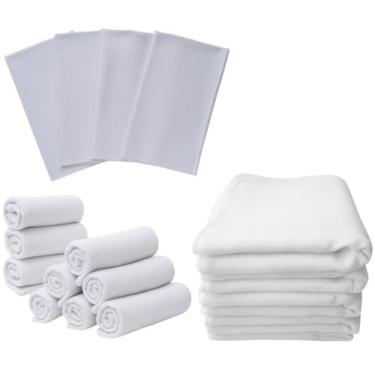 Imagem de Kit 15 Panos Multiuso Limpeza Geral Algodão de Alta Absorção Pano de Chão Prato Pia (Opção 01)