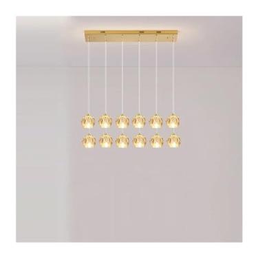 Imagem de Luminária pendente para decoração de casa Lustre moderno compatível com lâmpadas de teto de quarto Iluminação interna Lustres de LED inteligentes Iluminação interna, Sala de estar moderna Lu