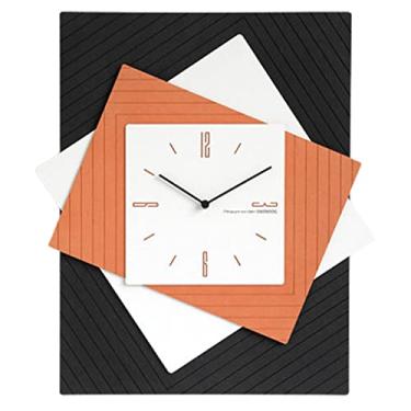 Imagem de WYUYIWH Relógio de parede para decoração de parede familiar silencioso sem tique-taque relógio de parede moderno minimalista decorações de parede ou escritório estudo sala de estar pendurar na parede